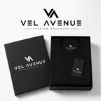 VEL AVENUE Premium Oversized Black T-Shirt – VA Signature