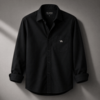VEL AVENUE Premium Black Classic Shirt