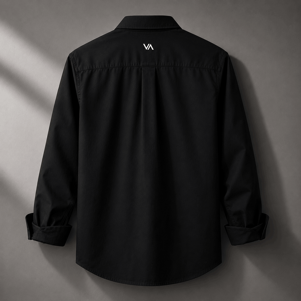 VEL AVENUE Premium Black Classic Shirt