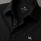 VEL AVENUE Premium Black Classic Shirt