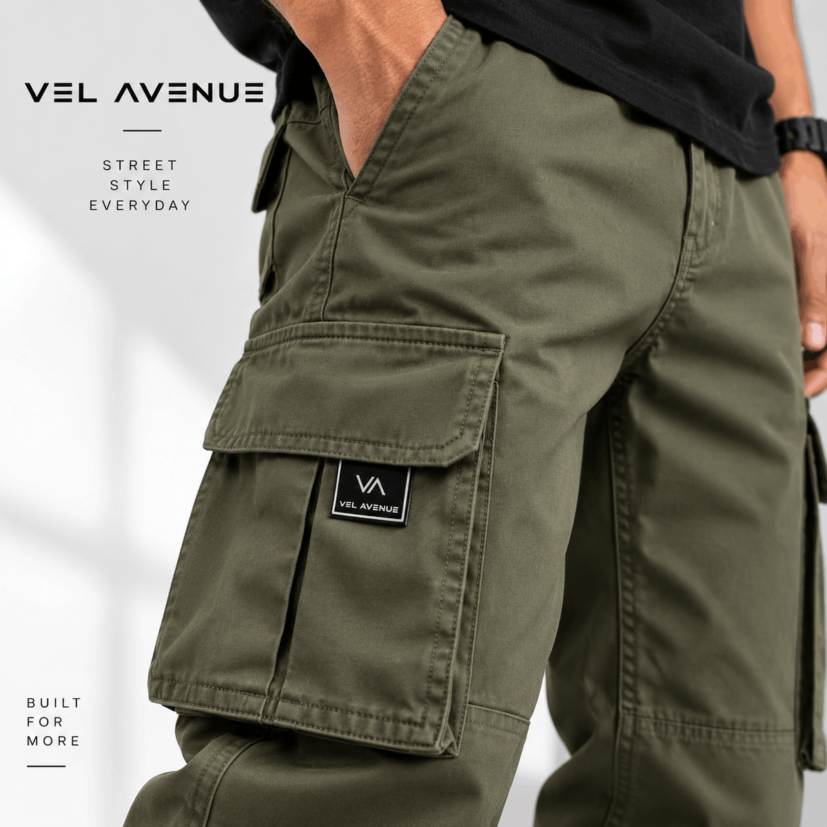 Vel Avenue Urban Utility Cargo Pants